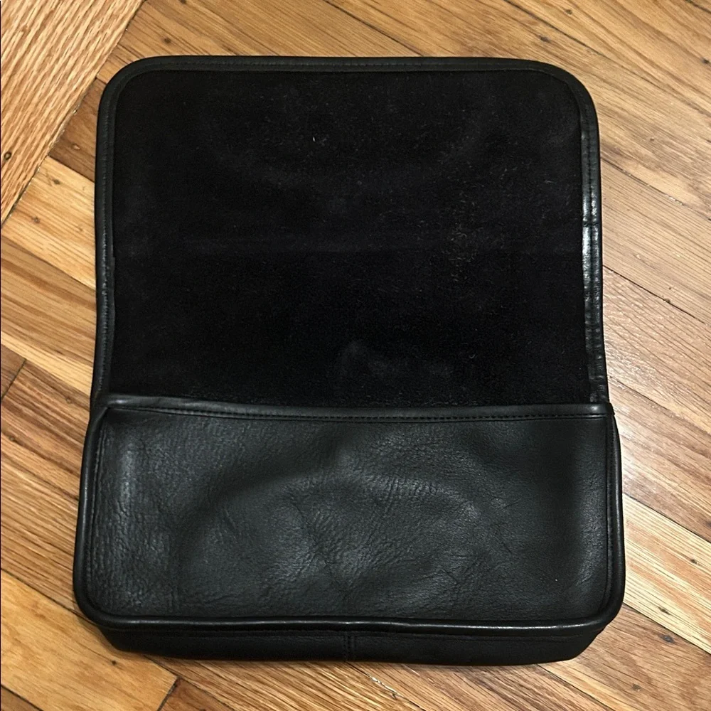 Coach Black Leather Men's or Women’s Clutch Wallet Vintage - Picture 2 of 13